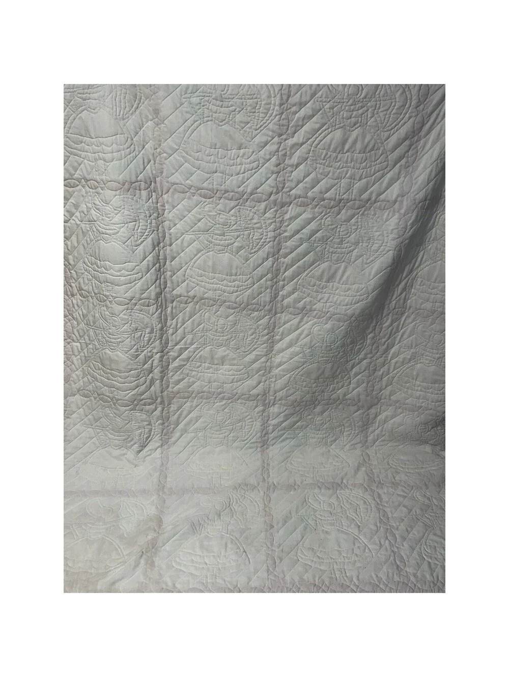Southern Belle / Sunbonnet Sue Quilt Hand Quilted 76”x 99” Full / Queen Amazing